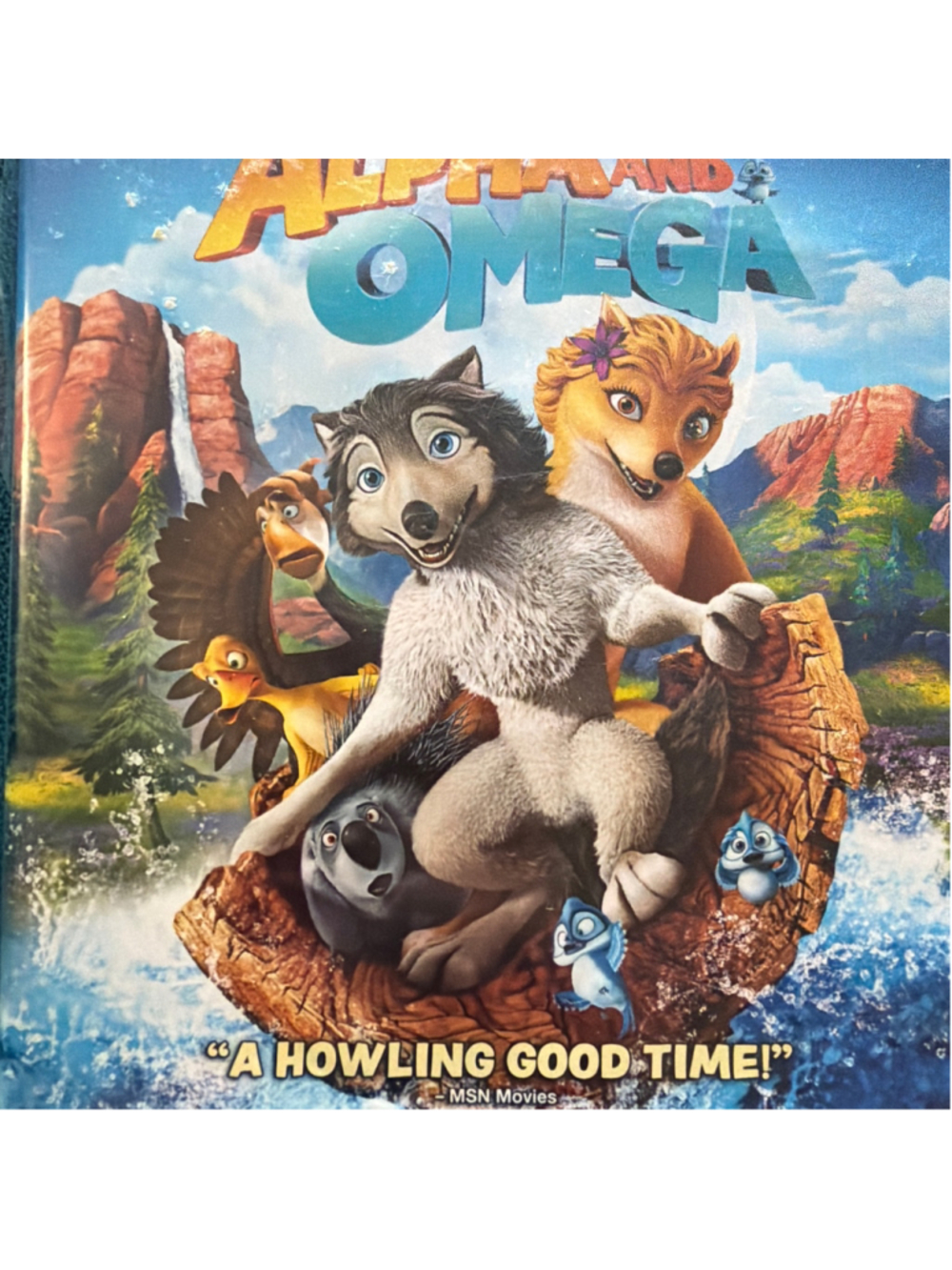 Alpha and Omega DVD Lionsgate Animated Movie Blue and Yellow